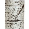 Shifra Luxury Area Rug in Beige and Gray with Bronze Abstract Design