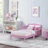 Birdie Toddler Bed Dark Pink/White