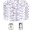 33 Feet 100 LED Fairy Lights with Remote Timer, Battery Operated Twinkle String Lights for Bedroom, Garden, Party, Christmas Indoor and Outdoor Decor