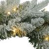 7ft Lighted Artificial Christmas Tree with Wreath Set of 2 , Christmas Tree Holiday Decoration, Creative Decorated Trees