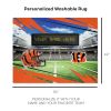 [Personalization Only] Official NFL Bengals - 62" x 84" Personalized Washable Rug