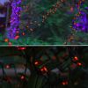 300 LED Halloween Mini String Lights, 99 FT Fairy Lights with Safe Adapter for Indoor Outdoor Home Garden Party Christmas Decoration, Orange