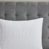 4 Piece Cotton Seersucker Duvet Cover Set