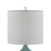 Ellipse Curved Glass Table Lamp, Set of 2