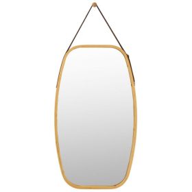 30.5 Inch Bamboo Wall Mounted Bathroom Mirror