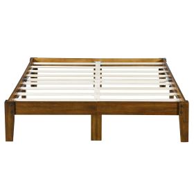 King size Solid Wood Platform Bed Frame