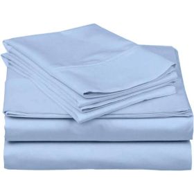 King Blue 100-Percent Egyptian Cotton 1000 Thread Count 4-Piece Sheet Set