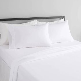 King 4-Piece Egyptian 100-Percent Cotton 1000 Thread Count Sheet Set - White