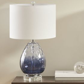 Ombre Glass Table Lamp (Color: as Pic)