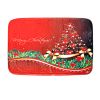 3 Pcs Christmas Bathroom Rugs Set Contour Non-slip Toilet Mats