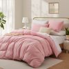 100% Washed Cotton Duvet Cover Set, Durable Fade-Resistant Natural Bedding Set (No Comforter)