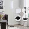 Floor Lamp for Living Room, Modern Standing Lamps with Lampshade, Minimalist Tall Lamp with Foot Switch for Living Room, Bedroom, Kids Room