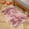 1pc, Tie-Dyed Plush Shag Furry Area Rug for Bedroom, Living Room, Nursery, and Kids Room - Ultra Soft and Fluffy, Washable, Non-Shedding