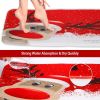 3 Pcs Christmas Bathroom Rugs Set Contour Non-slip Toilet Mats